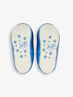 Jojo Maman Bébé Moccasin Slipper Socks Cobalt Blue Outlet