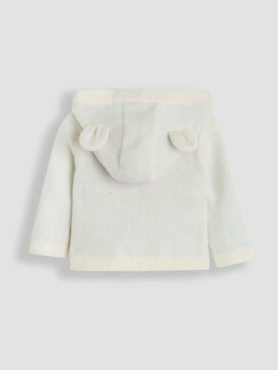 Jojo Maman Bébé Cream Peter Rabbit™ Embroidered Cardigan Best