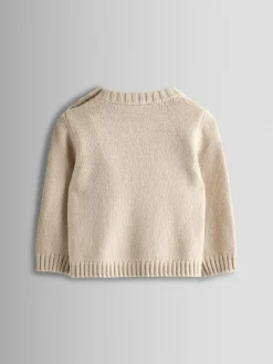 Jojo Maman Bébé Knit Top & Bottom Set Grey Duck Clearance