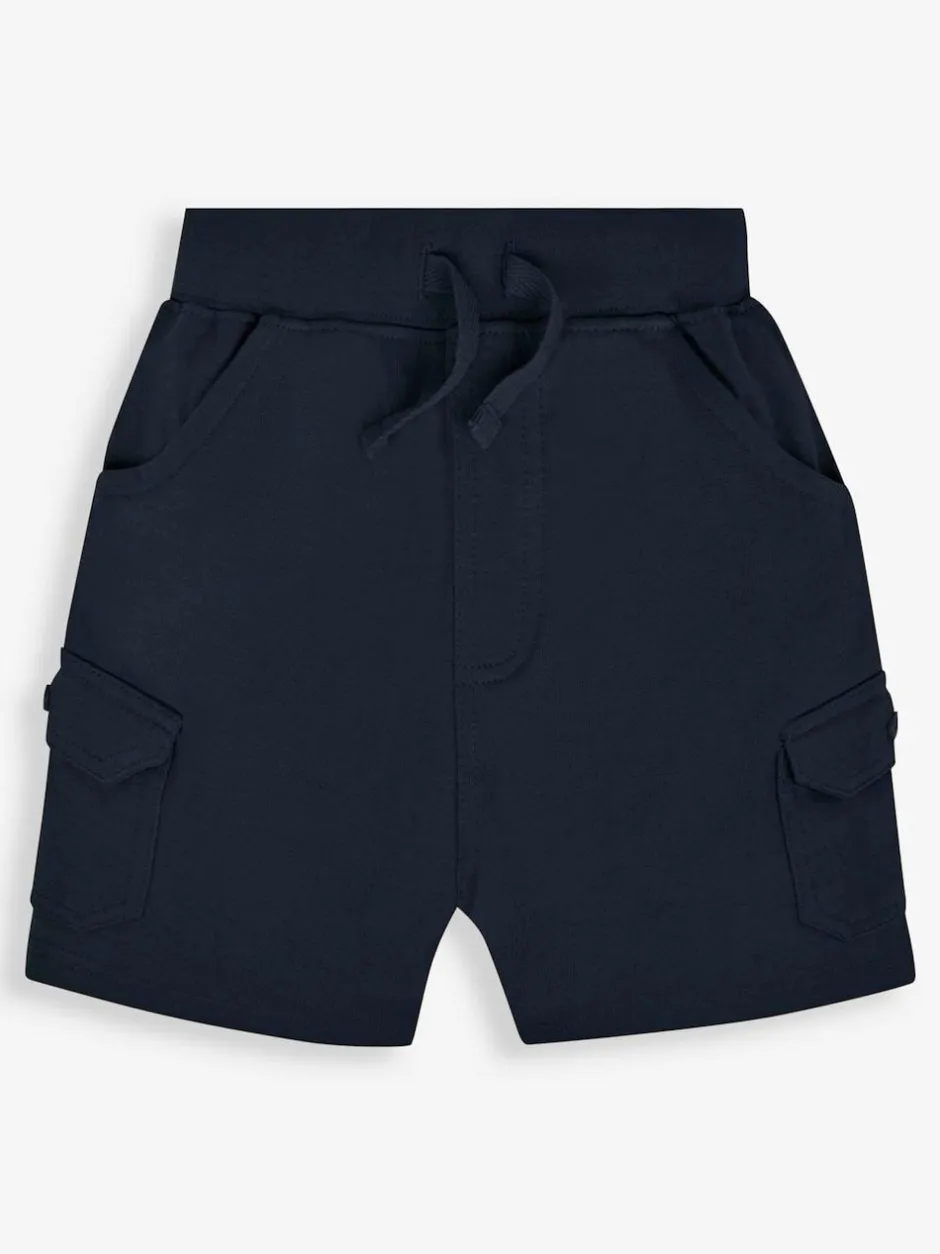 Jojo Maman Bébé Indigo Blue & Navy Blue 2-Pack Cargo Pocket Shorts Hot