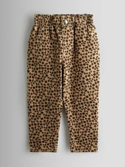 Jojo Maman Bébé Leopard Print Twill Trousers Sale