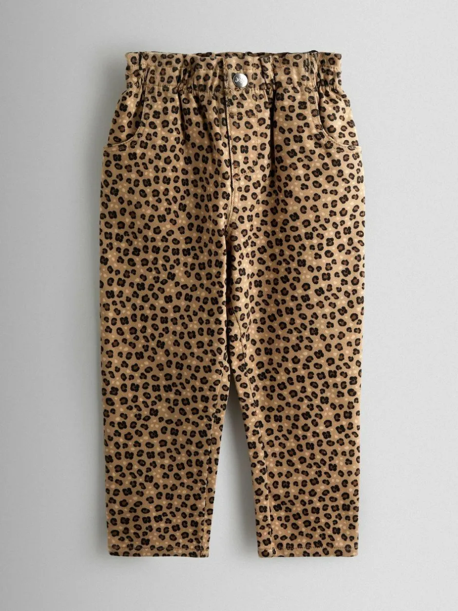 Jojo Maman Bébé Leopard Print Twill Trousers Sale
