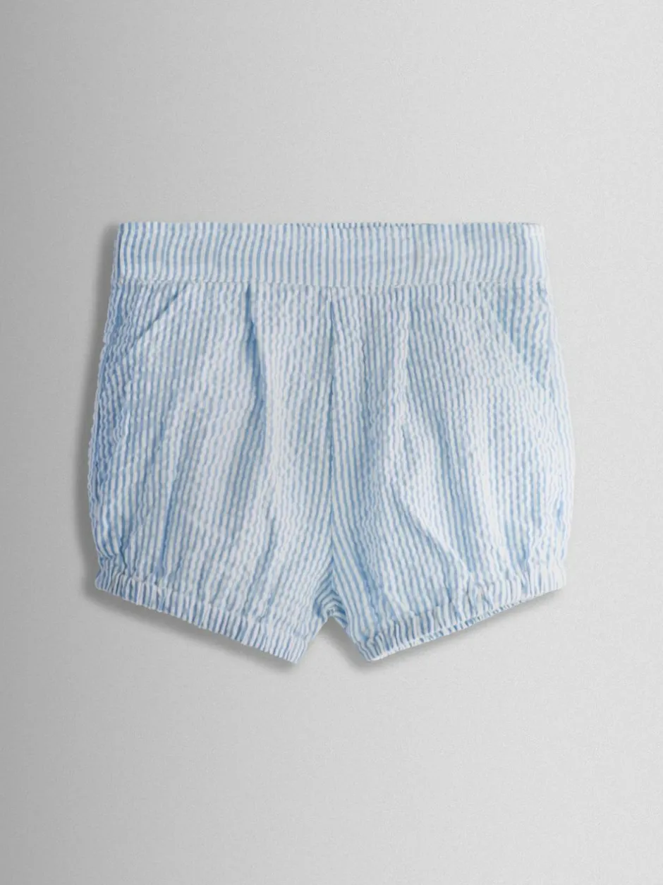 Jojo Maman Bébé Light Blue Classic Body & Stripe Shorts Set 2 Piece Discount