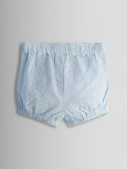 Jojo Maman Bébé Light Blue Classic Body & Stripe Shorts Set 2 Piece Discount