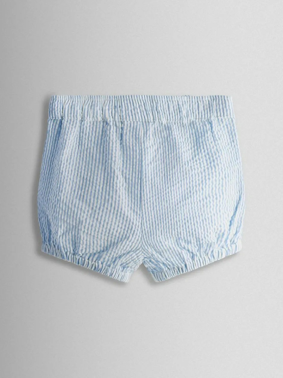 Jojo Maman Bébé Light Blue Classic Body & Stripe Shorts Set 2 Piece Discount