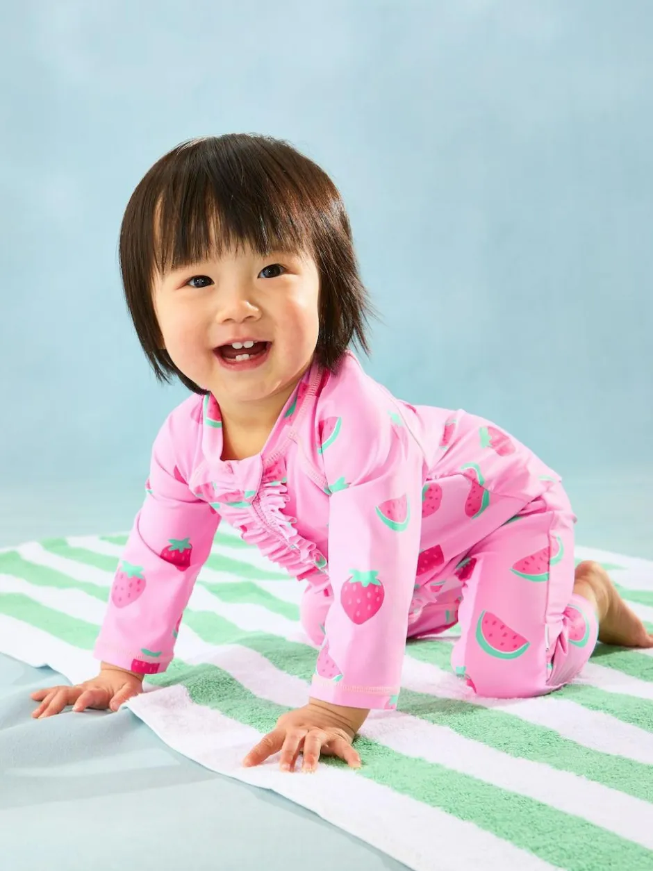 Jojo Maman Bébé Multi Strawberry Sun Protection Suit