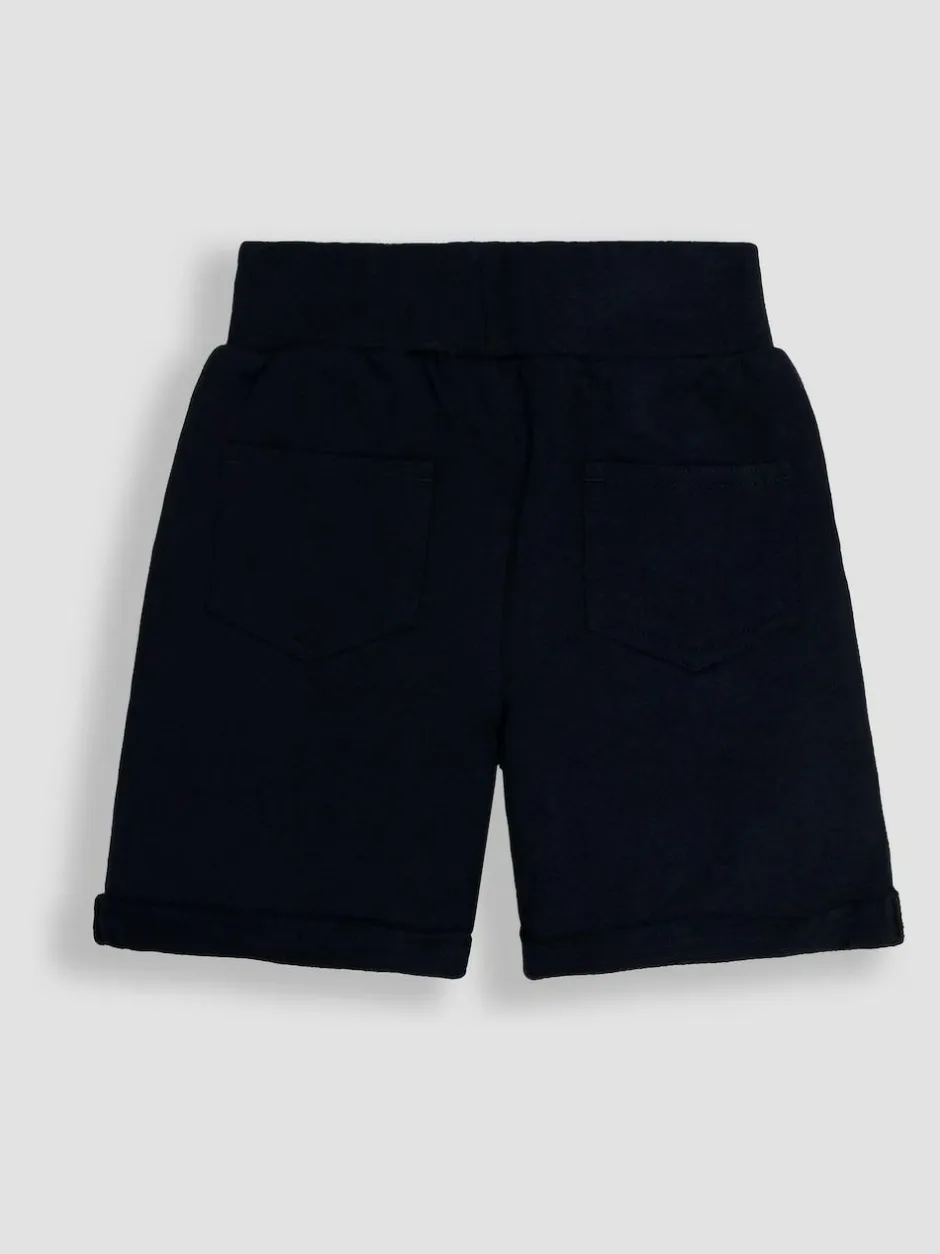 Jojo Maman Bébé Navy Blue & Royal Blue 2-Pack Jogger Shorts Discount