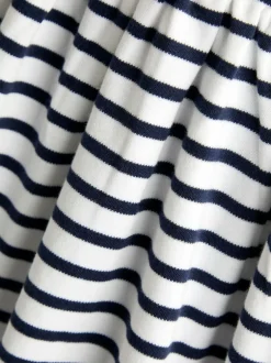 Jojo Maman Bébé Navy Blue Short Sleeve Sailor Dress New