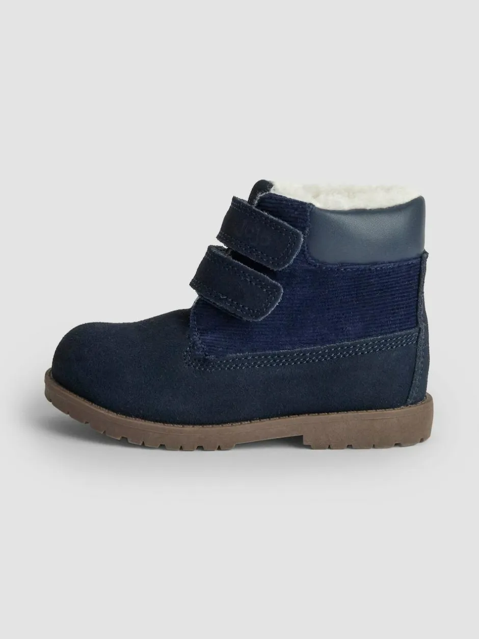 Jojo Maman Bébé Leather Boots Navy Discount