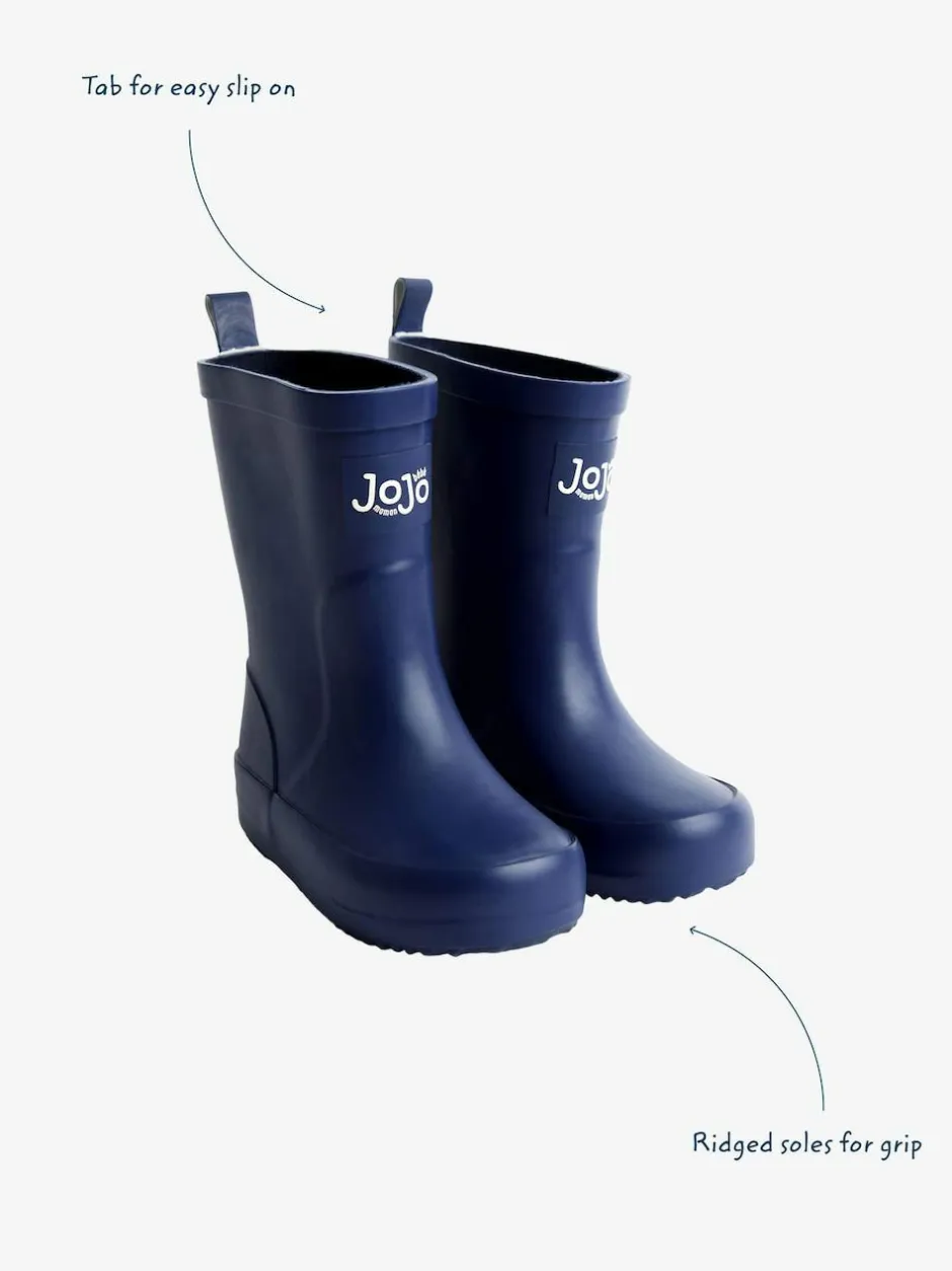 Jojo Maman Bébé Plain Wellies Navy Clearance