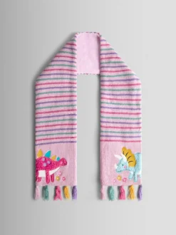 Jojo Maman Bébé Scarf Pink Dino Hot