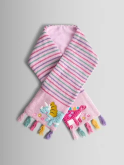 Jojo Maman Bébé Scarf Pink Dino Hot