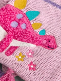 Jojo Maman Bébé Scarf Pink Dino Hot
