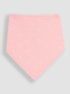 Jojo Maman Bébé Pink Dribble Bibs 3 Pack Discount