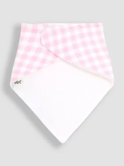 Jojo Maman Bébé Pink Dribble Bibs 3 Pack Discount