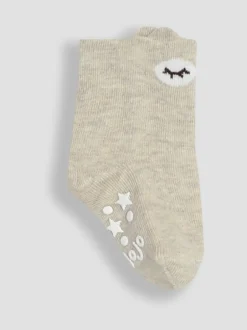 Jojo Maman Bébé Pink 3-Pack Bear Socks Hot