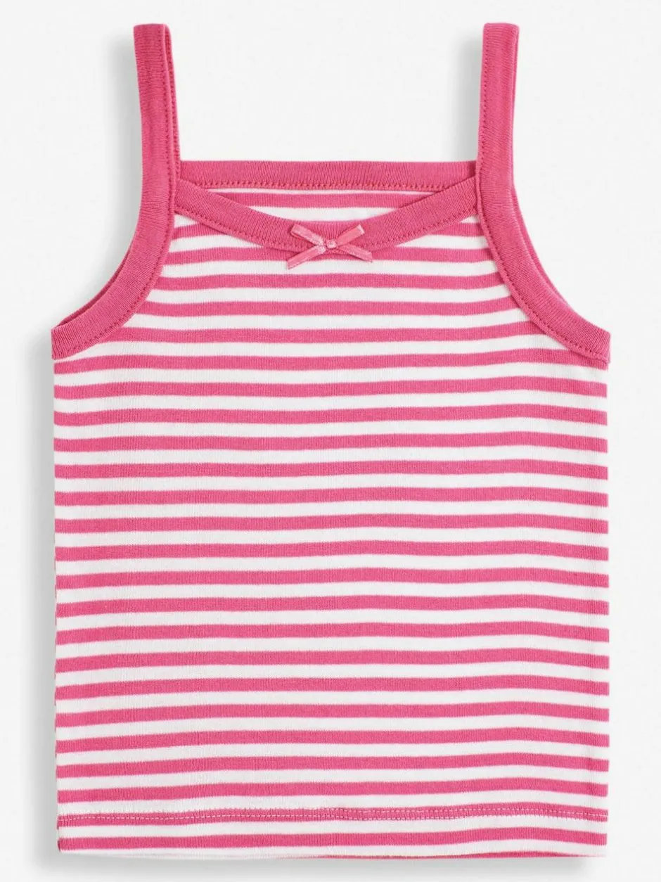 Jojo Maman Bébé 3-Pack Vest Set Pink