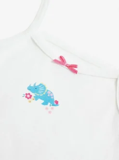 Jojo Maman Bébé 3-Pack Vest Set Pink