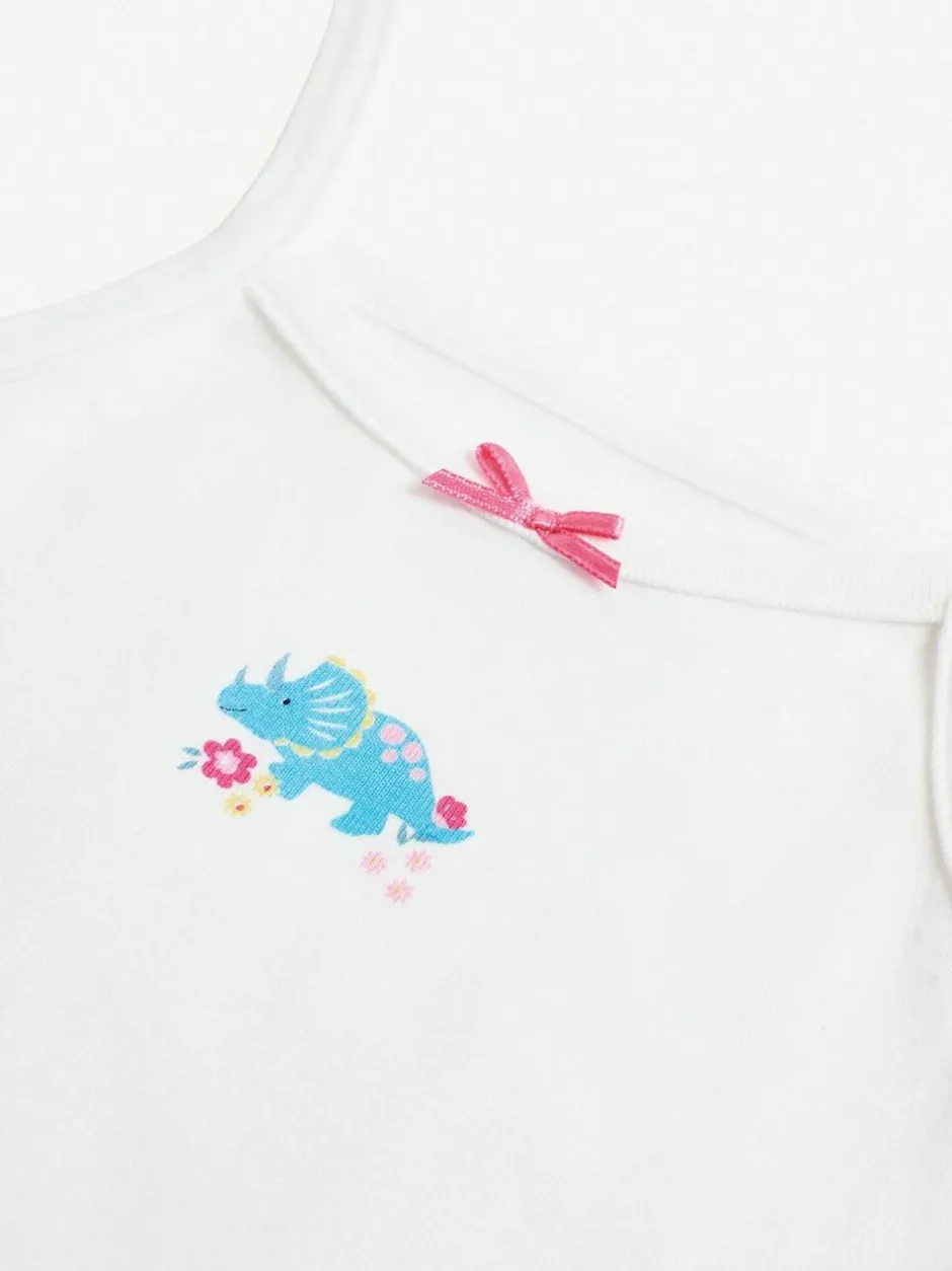 Jojo Maman Bébé 3-Pack Vest Set Pink
