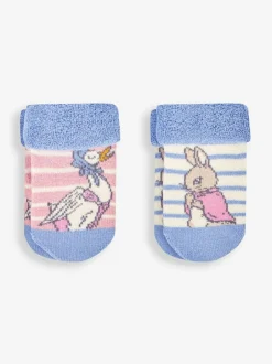 Jojo Maman Bébé Peter Rabbit Baby Socks 2 Pack Pink Best