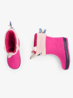Jojo Maman Bébé Pink Unicorn Unicorn Welly Liners