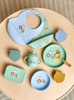 Jojo Maman Bébé Printed Silicone Mealtime Set Outlet