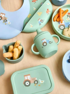 Jojo Maman Bébé Printed Square Silicone Lunch Box Sale
