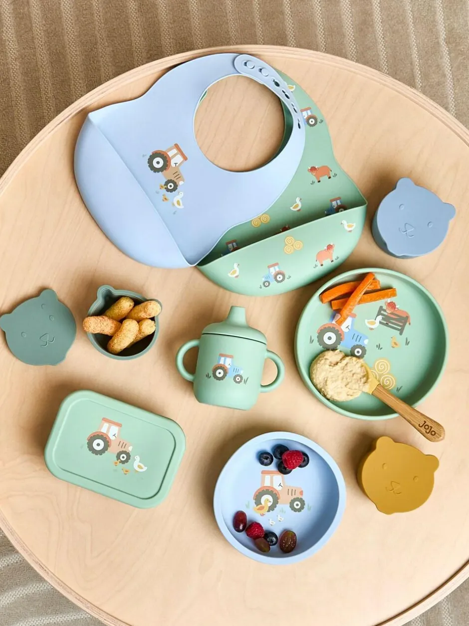 Jojo Maman Bébé Printed Square Silicone Lunch Box Sale