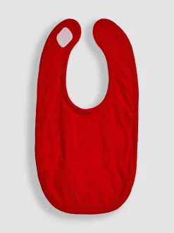 Jojo Maman Bébé Red My First Christmas Reindeer Bib Sale