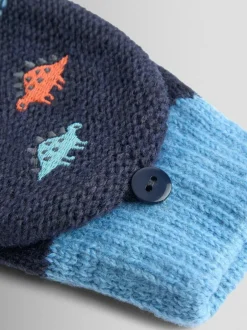 Jojo Maman Bébé Gloves Stone Dino