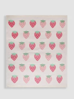 Jojo Maman Bébé Strawberry FairIsle Shawl Online