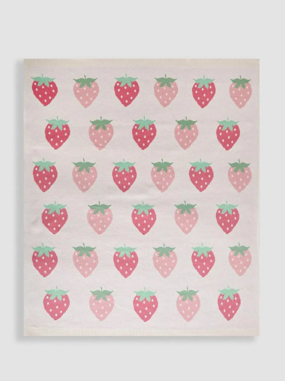 Jojo Maman Bébé Strawberry FairIsle Shawl Online