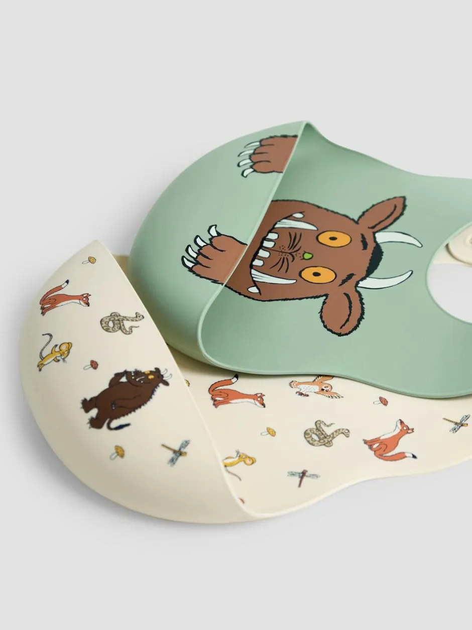 Jojo Maman Bébé The Gruffalo 2-Pack Silicone Bib Set Online