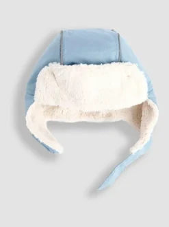 Jojo Maman Bébé Trapper Hat Blue Discount