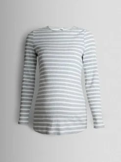 Jojo Maman Bébé White 2-Pack Ribbed Maternity & Nursing Top Best