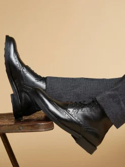 Jones Bootmaker Fletcher Leather Boots Black Sale