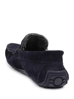 Jones Bootmaker Zain Suede Slippers Blue Outlet