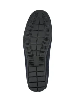 Jones Bootmaker Zeke Leather Full Slippers Blue Sale