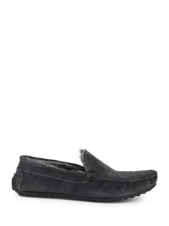 Jones Bootmaker Zain Suede Slippers Grey Sale