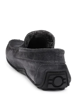 Jones Bootmaker Zain Suede Slippers Grey Sale