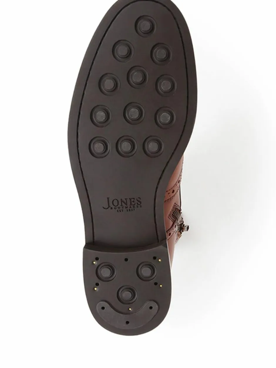 Jones Bootmaker Fletcher Leather Boots Natural Outlet