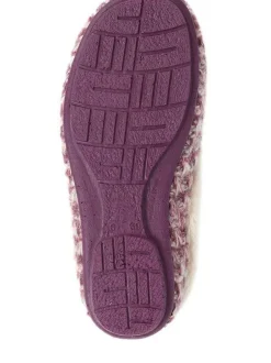 Jones Bootmaker Faux-Fur-Lined Slippers Purple Hot