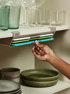 Joseph Joseph 3 Piece Black Folio™ Slim Under-shelf Chopping Board Set Online