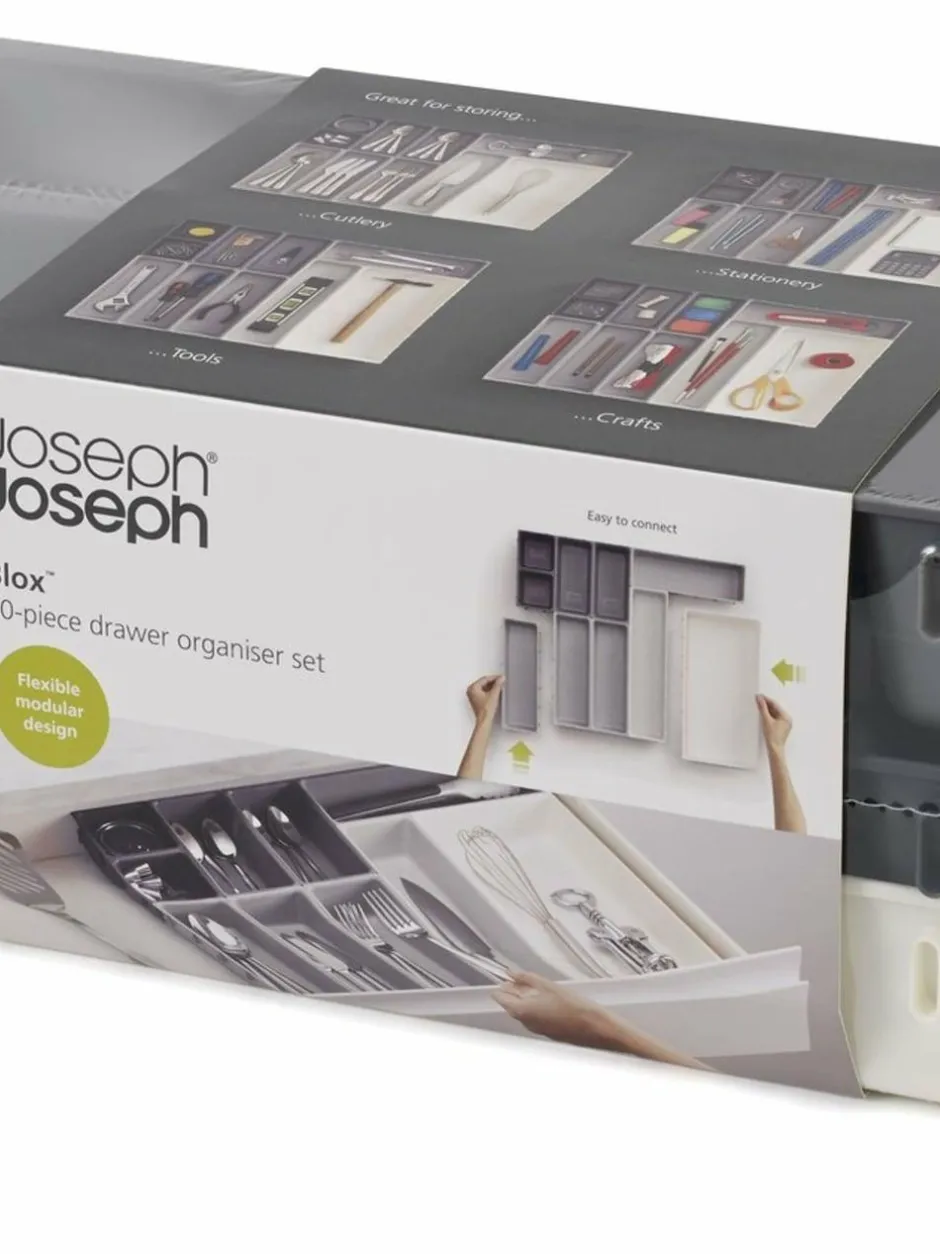 Joseph Joseph Grey Blox 10 Piece Drawer Organiser Online