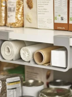 Joseph Joseph Grey CupboardStore Film Foil & Bag Organiser