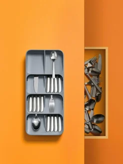 Joseph Joseph Grey DrawerStore Large Compact Cutlery Organiser New
