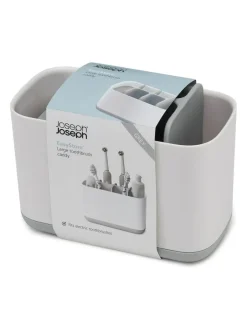 Joseph Joseph Joseph® Joseph Grey EasyStore Large White And Grey Toothbrush Tidy New