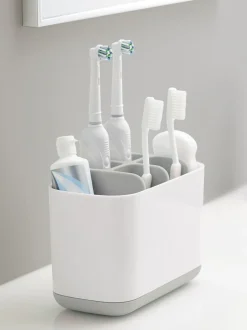 Joseph Joseph Joseph® Joseph Grey EasyStore Large White And Grey Toothbrush Tidy New
