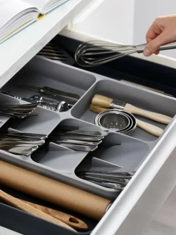 Joseph Joseph Grey Grey Drawer Store Expanding Cutlery Tray Online