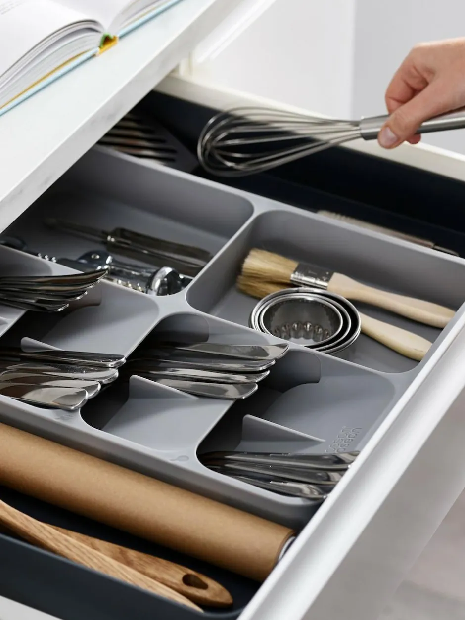 Joseph Joseph Grey Grey Drawer Store Expanding Cutlery Tray Online
